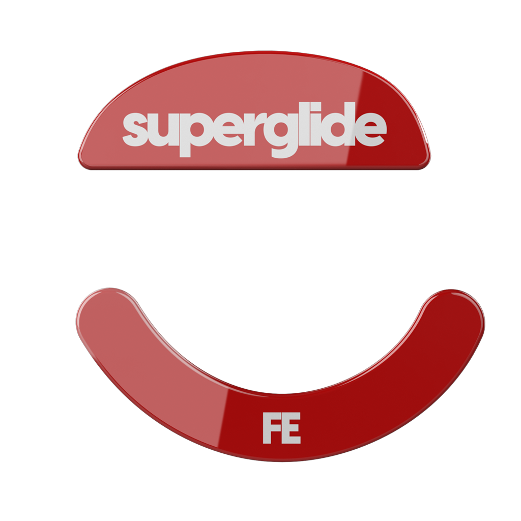 Superglide glass feet for Xlite - Red